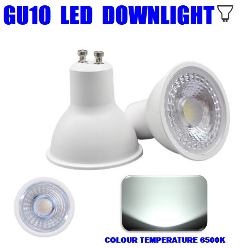 Non-Dimmable LED Light Bulbs Cool White 6W GU10 220V Downlights Spotlights Ceiling Lights. Brand NEW