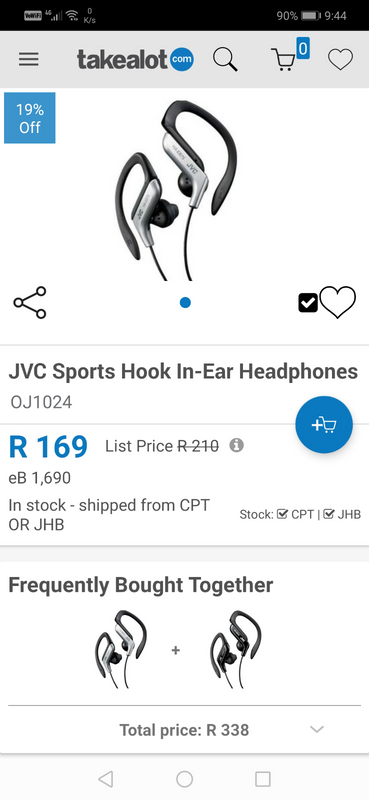 JVC Earphones For Sale - Brand New