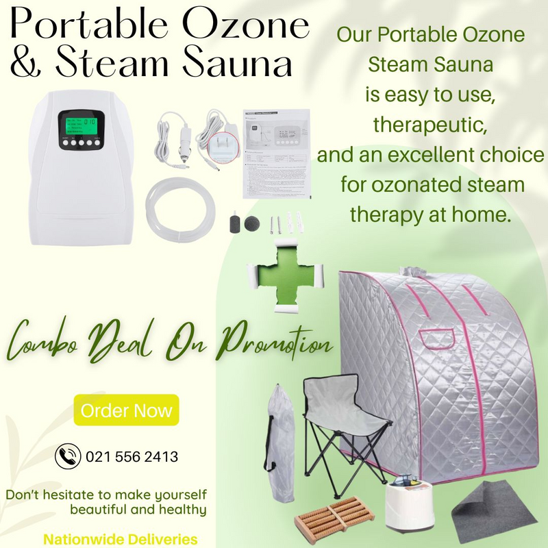 Portable Ozone Steam Sauna/ Combo promotion.