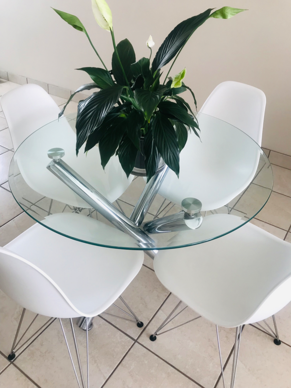 Relocation Sale:Lshape couch- R4000Dining table with chairs- R2500Contact- 0847816815