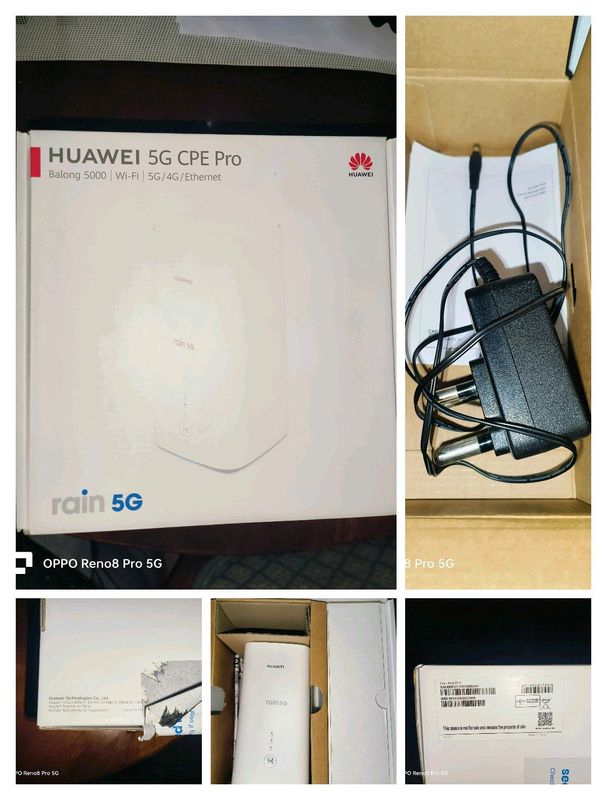 Huawei 5g cpe pro5g rain router 2 months young