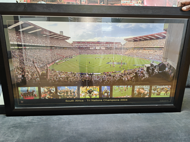 South Africa - Tri Nations Rugby Champions 2004 Framed Memorabilia