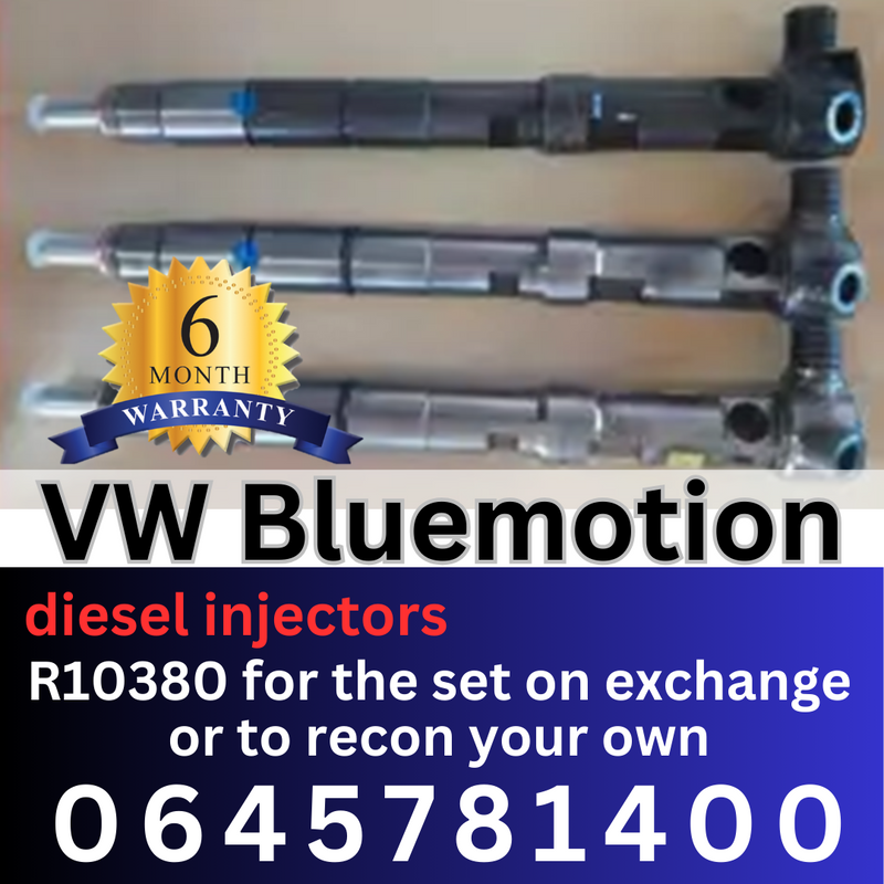 VW Bluemotion diesel injectors for sale