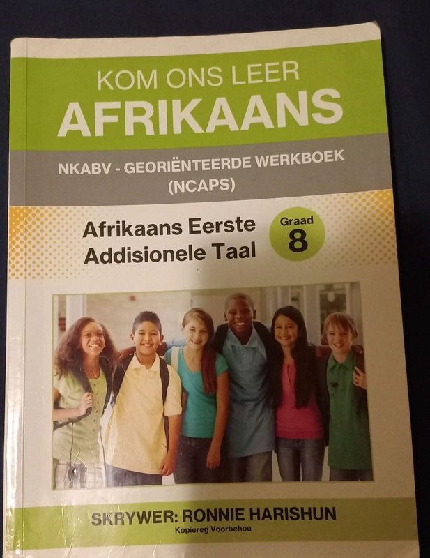 GRADE 8  Afrikaans Werkboek FOR SALE!!