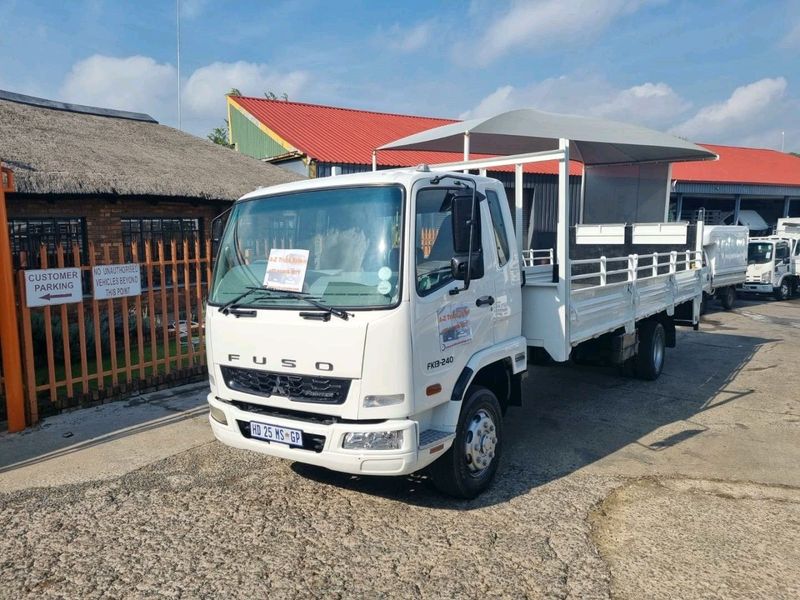 Price Dropped&gt;&gt;&gt;2017 Fuso FK13 280 8Ton Dropside with Drum Rails &amp; TailLift