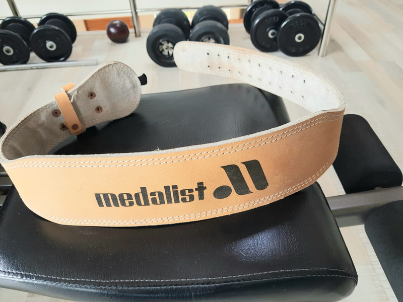 Medalist Leather Weight Lifting Belt (4Inch/10cm)