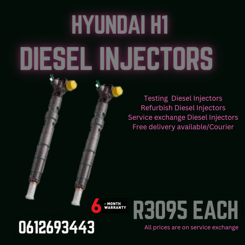 Hyundai H1 Diesel Injectors for sale