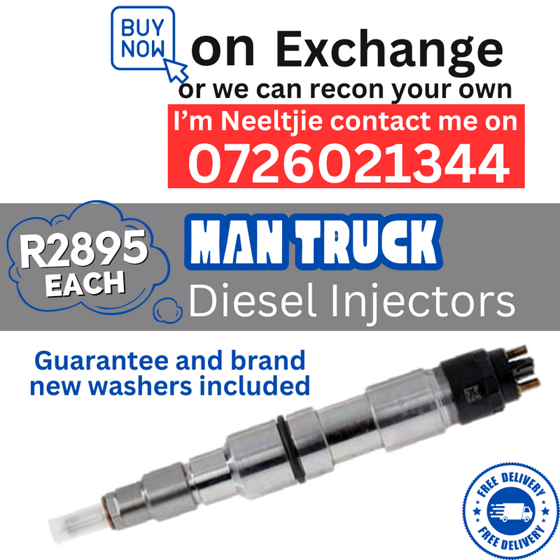 MAN Truck TGA diesel injectors for sale