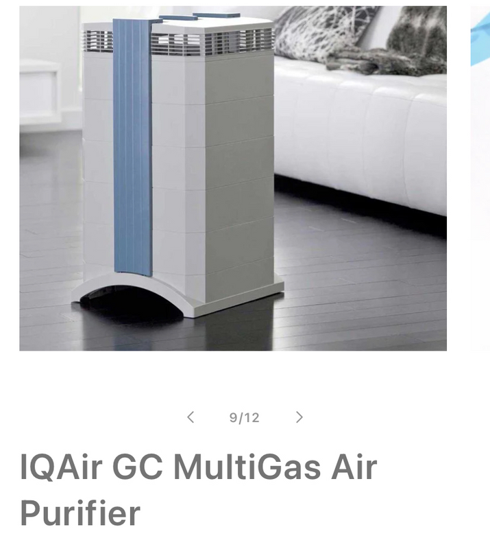 IQAir GC MultiGas Air Purifier Swiss Made