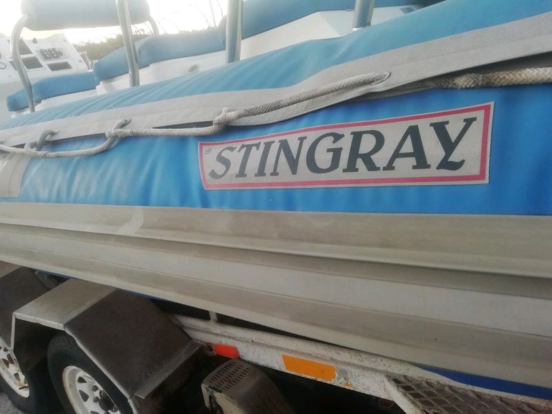 stingray 8&#39;2 rubberduck hull only no motors hull is perfect