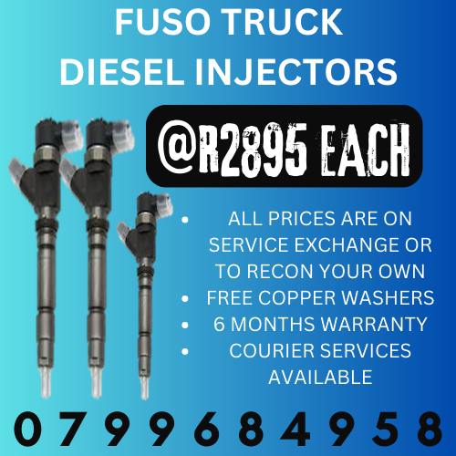 FUSO TRUCK DIESEL INJECTORS/ 6 MONTHS WARRANTY