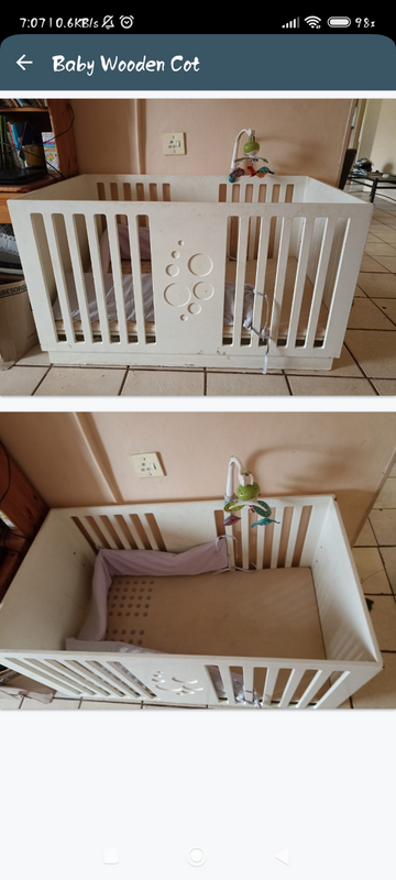 Baby Wooden cot