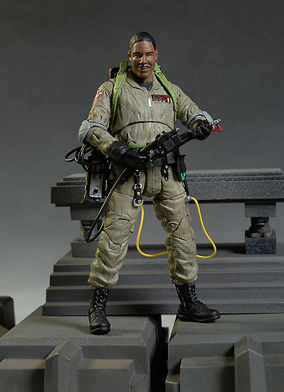 Ghostbusters Winston Zeddemore Diamond Select Collectable Action Figure (Very Good Condition)