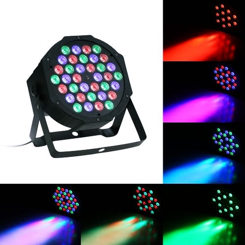 54 RGB LEDs Flat PARCAN Light. Ideal for DJ Light, Stage Light, Disco Party Light. Brand New Product