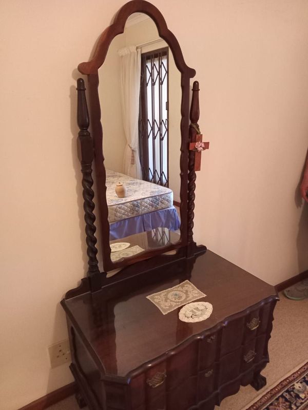 Antique vanity with mirror for sale