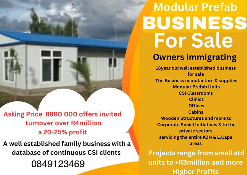 Accepting offers! 18yr old well established business for sale - immigration sale