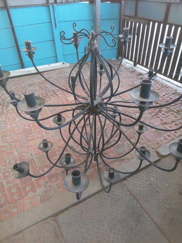 Chandelier wrought-iron