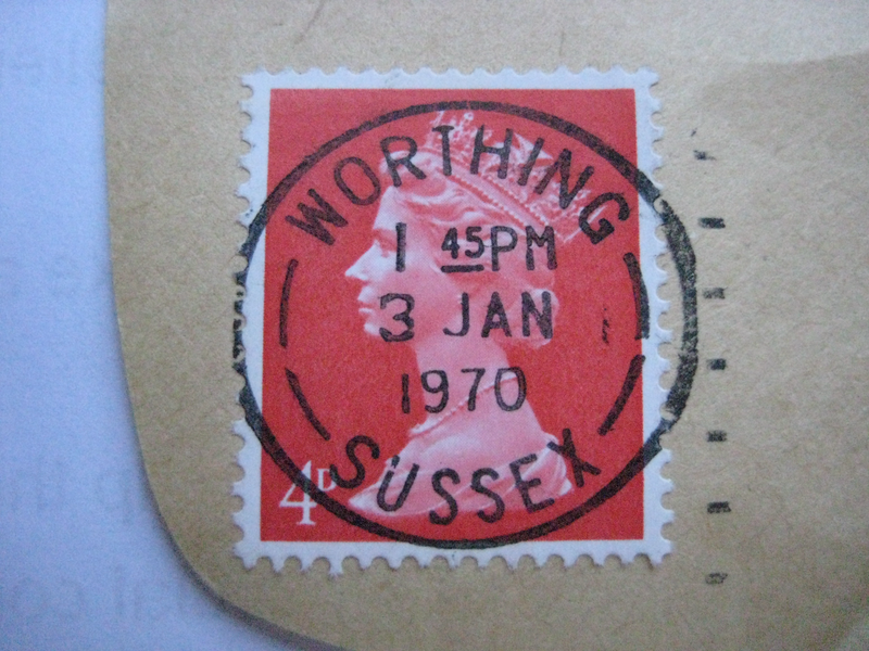 1970 UK &#34;Bullseye&#34; stamp