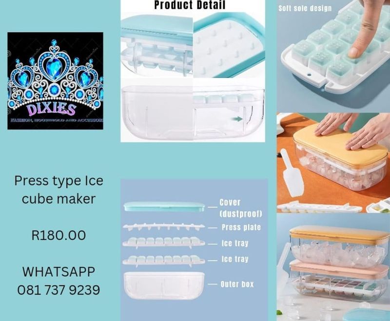 PRESS TYPE ICE CUBE MAKER