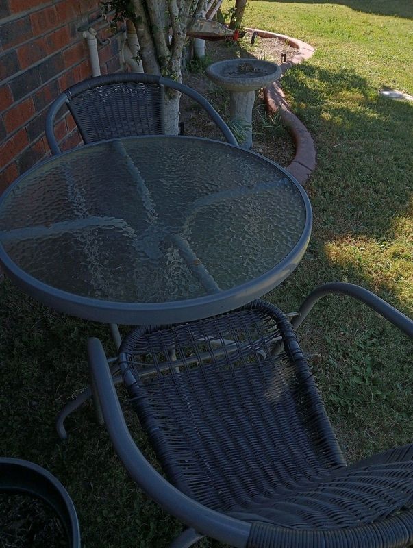 Outdoor Table and Chair set (2 chairs)