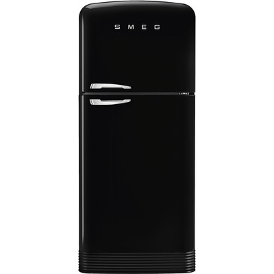 Smeg 447Litre Retro Fridge freezer – Glossy Black FAB50RBL5