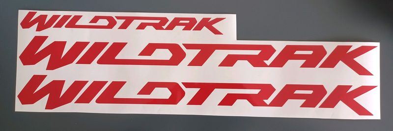 Ford Ranger wildtrak vinyl cut graphics decals stickers