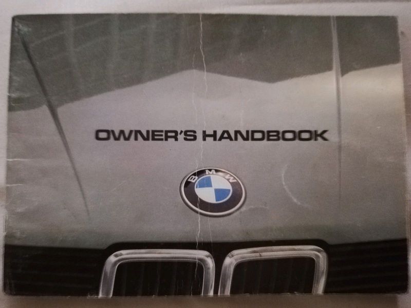 Classic BMW 518i 520i 528i M535i Owners Handbook