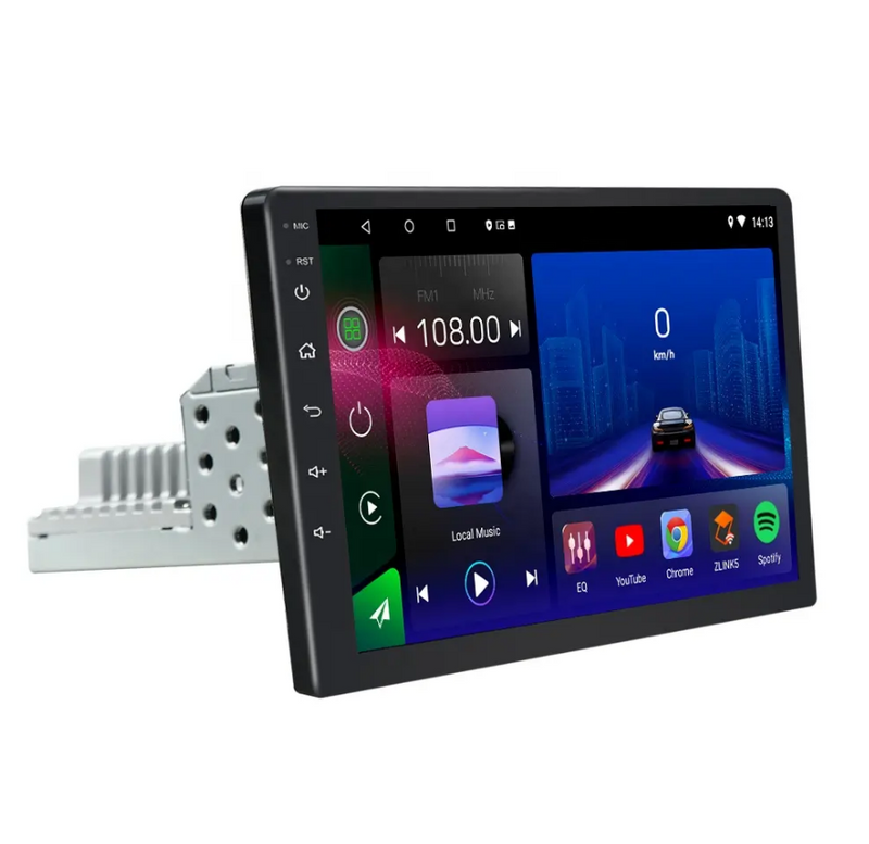 10 INCH UNIVERSAL SINGLE DIN ANDROID BLUETOOTH MEDIA UNIT