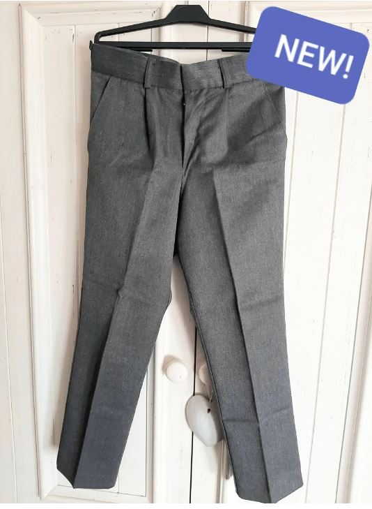 Brand New! Boys long grey school trousers.