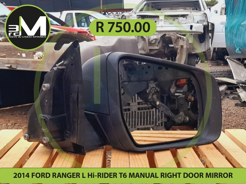 2014 FORD RANGER L Hi-RIDER T6 MANUAL RIGHT DOOR MIRROR