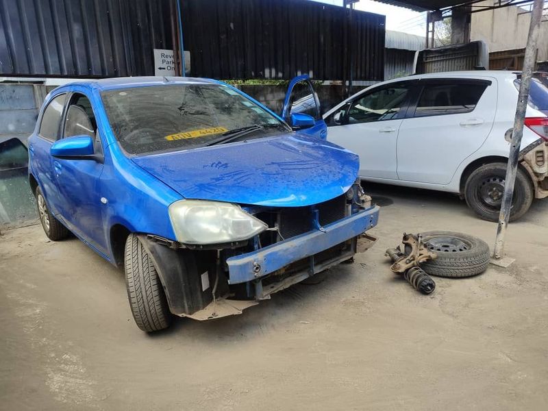 Toyota Etios stripping for Spares