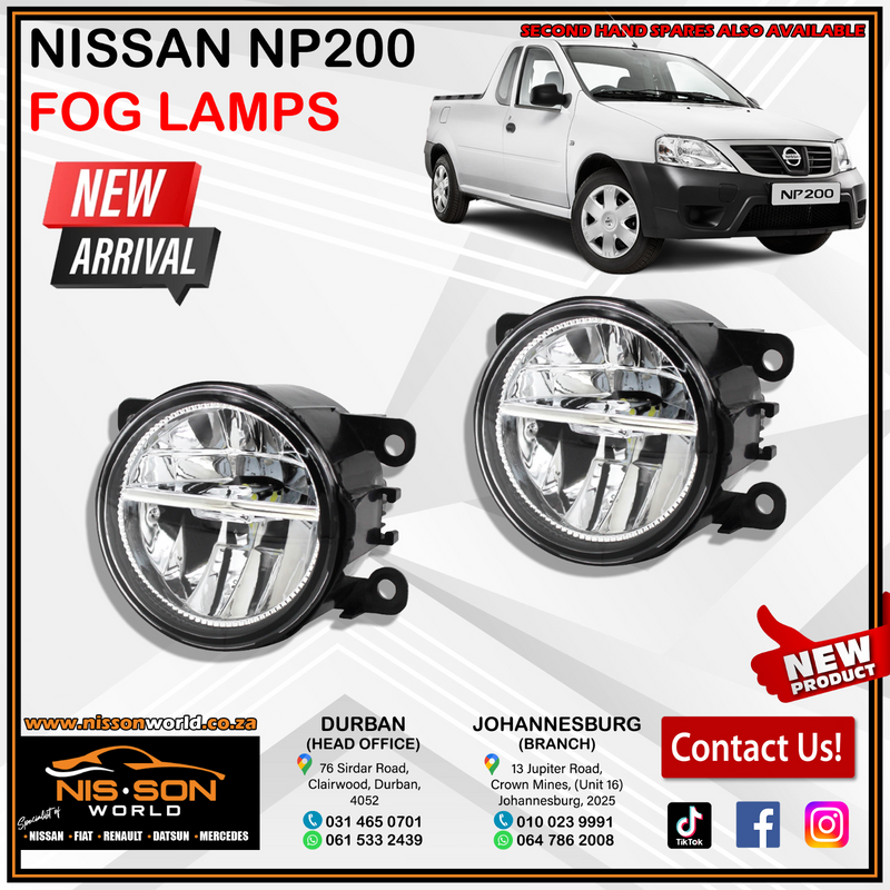 NISSAN NP200 FOG LAMPS