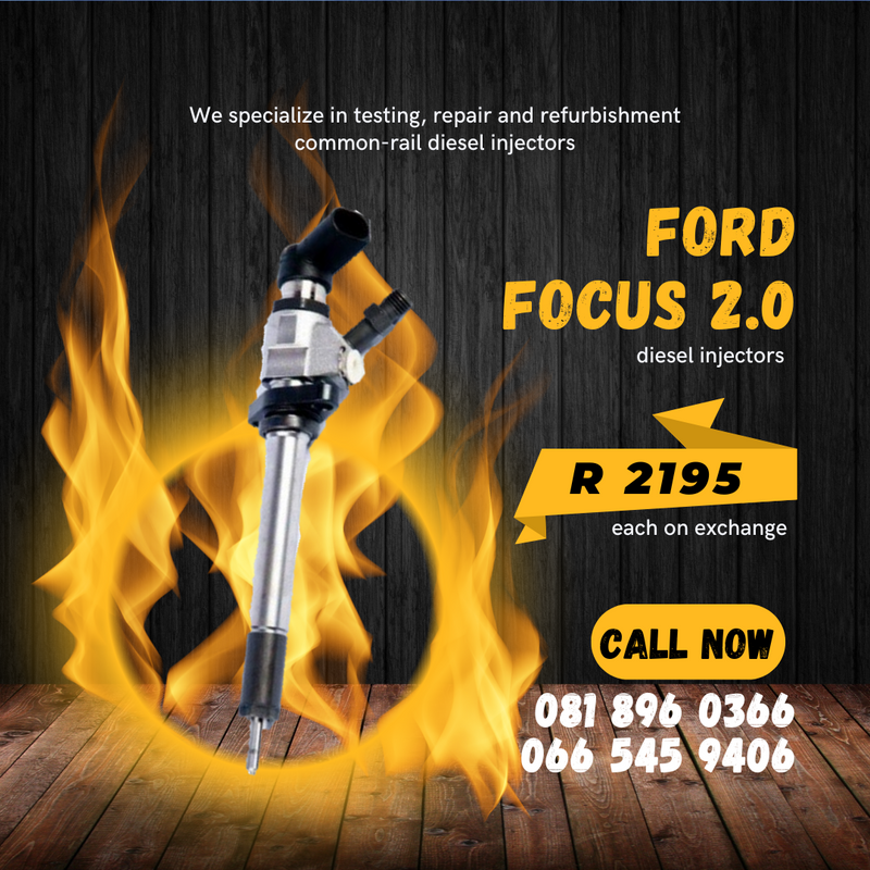 FORD FOCUS 2.0 DIESEL INJECTORS FOR SALE