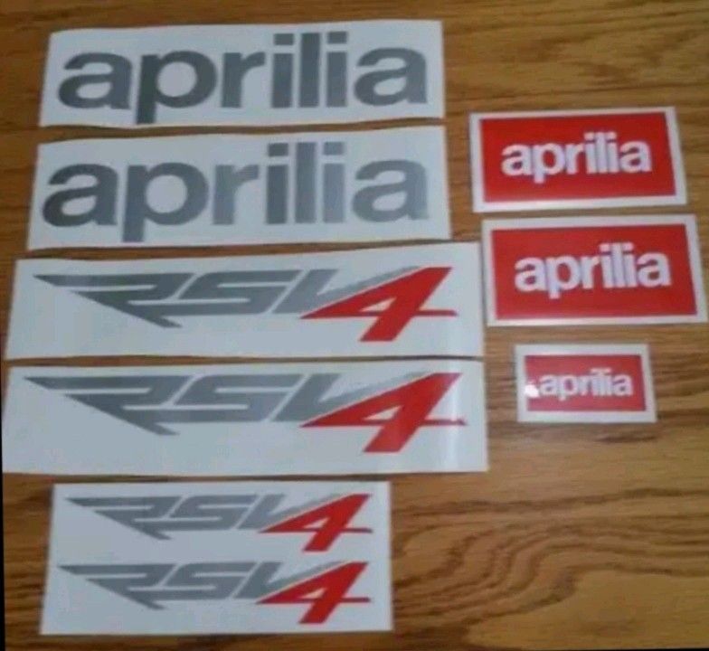 Aprilia RSV4 decals stickers vinyl graphics