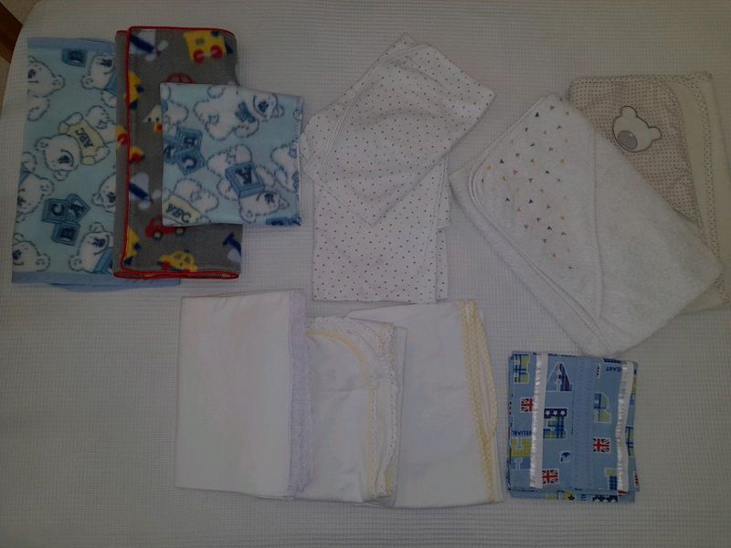 Baby towels, blankets, wraps