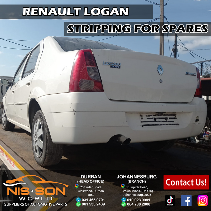 RENAULT LOGAN STRIPPING FOR SPARES