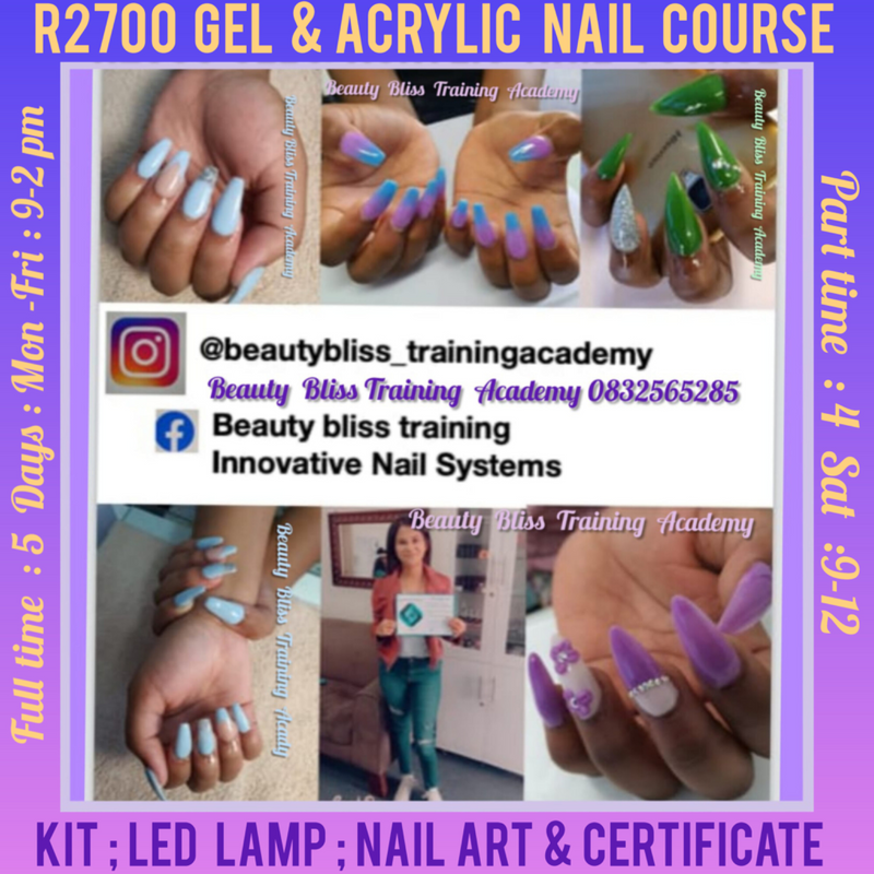LEARN SCULPTING ...NAIL ART  with R2700 GEL AND ACRYLIC NAIL COURSE . KIT. CERTIFICATE