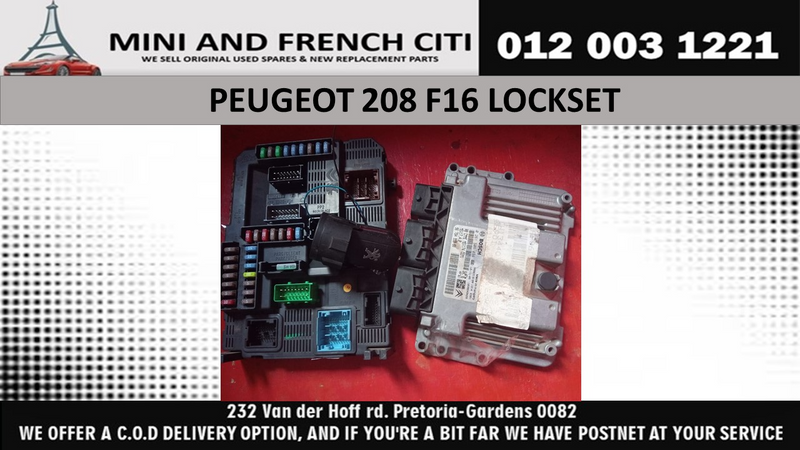 Peugeot 208 F16 Lockset