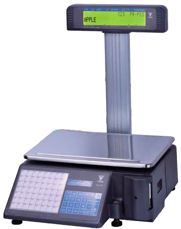 RSE3015  DIGITAL PRINTING SCALE 15KG/5G WITH DUAL POLE DISPLAY - Sm320P
