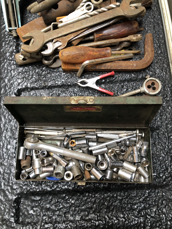 Assorted used tools