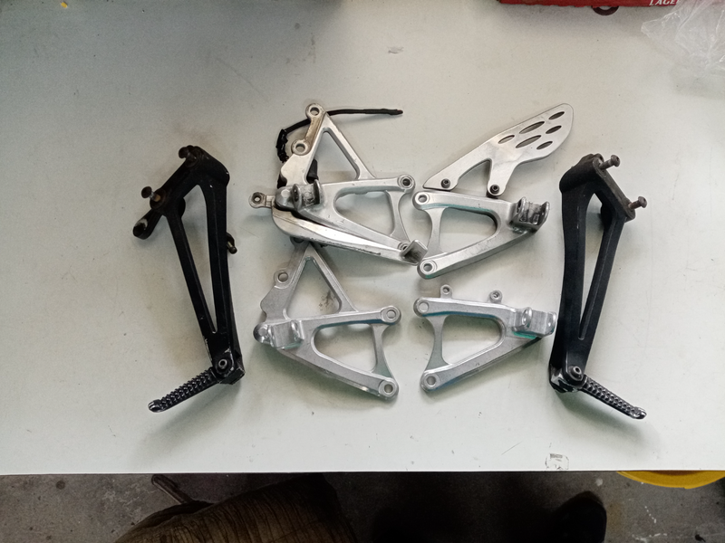 YAMAHA R1 big bang foot peg hanger brackets [09-14 models]