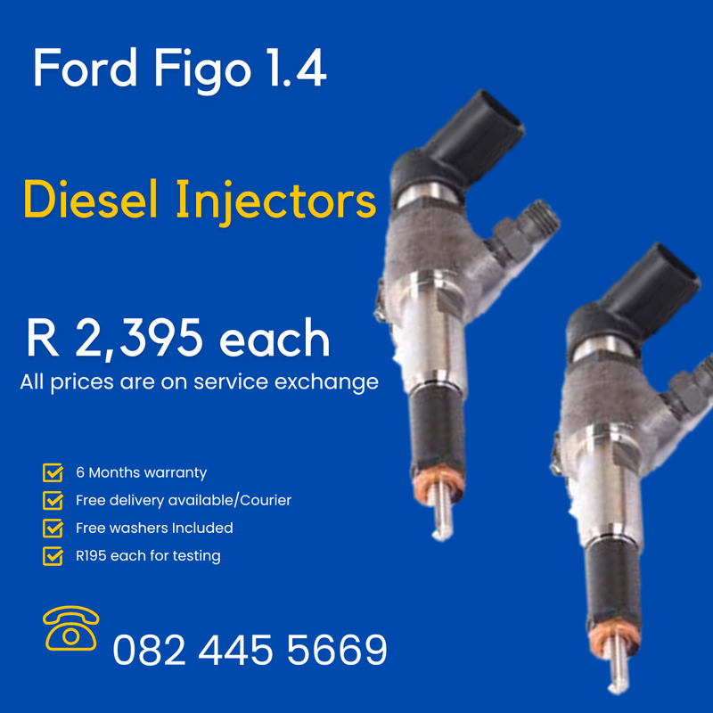 Ford Figo 1.4 Diesel Injectors for sale
