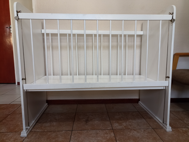 Wooden baby cot for sale