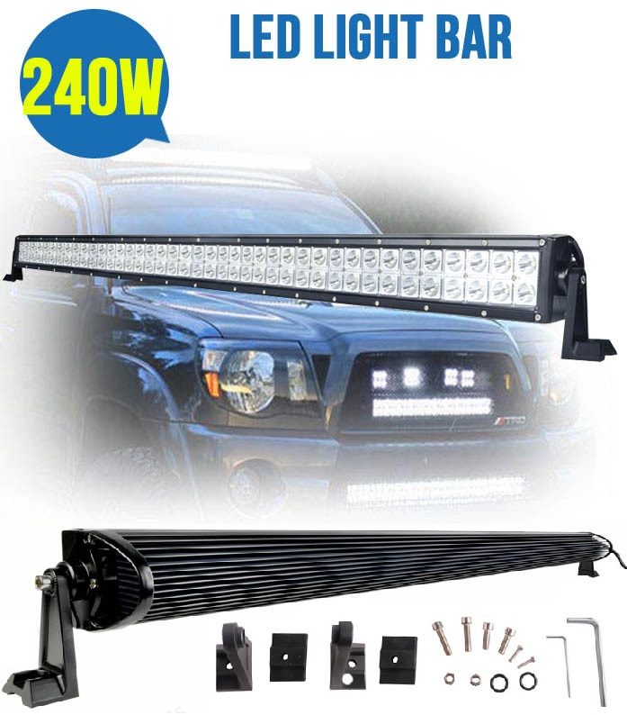 LED Light Bar 240W 10~32V Hi-Power LED Auto Work, Spot, Search Hunting Light Bar. Brand New Products