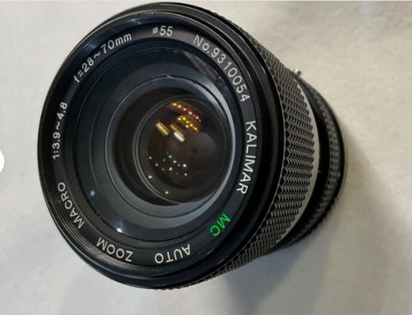 Kalimar 28-70mm f3.9-4.8 Automatic Two Touch Multi-coated Macro Zoom Lens For Sale