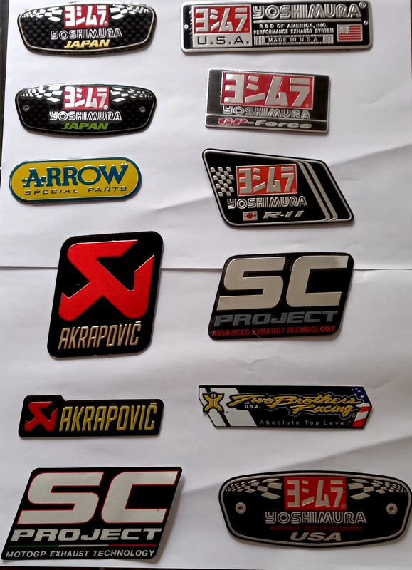 Exhaust Stickers