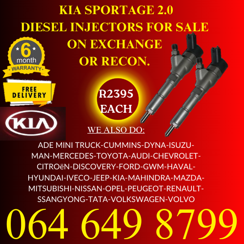 Kia Sportage diesel injectors for sale on exchange