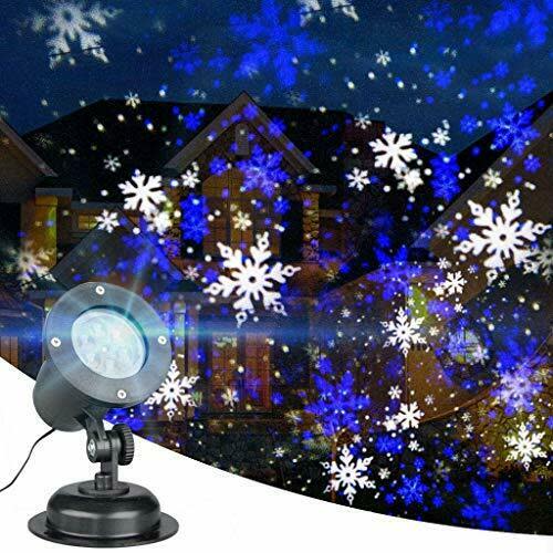 Brand New! Projector Light -Rotating Snowfall Landscape Snowflake Projector Light LED