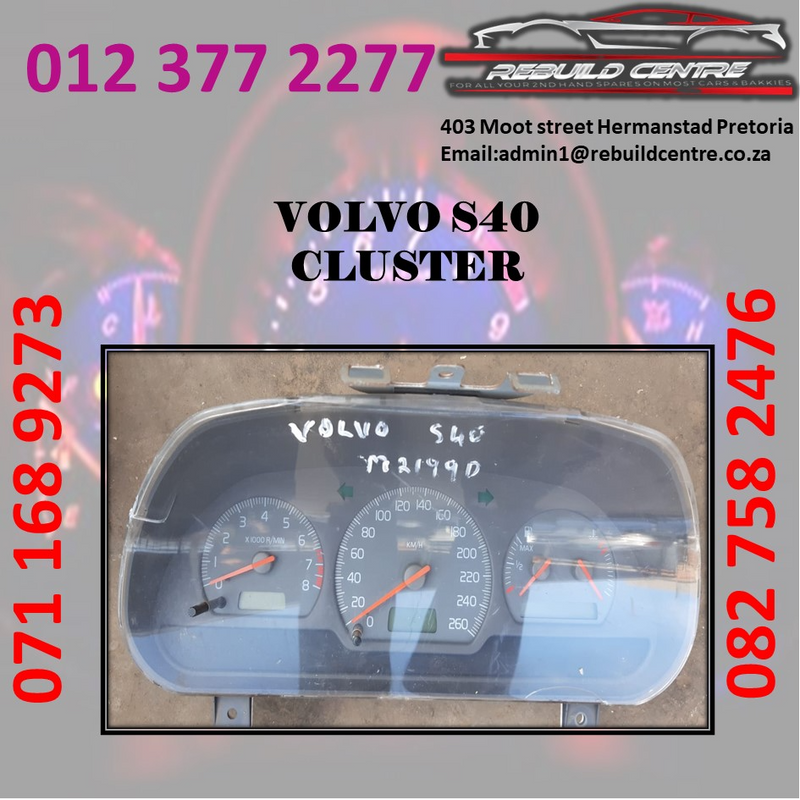 Volvo S40 Cluster