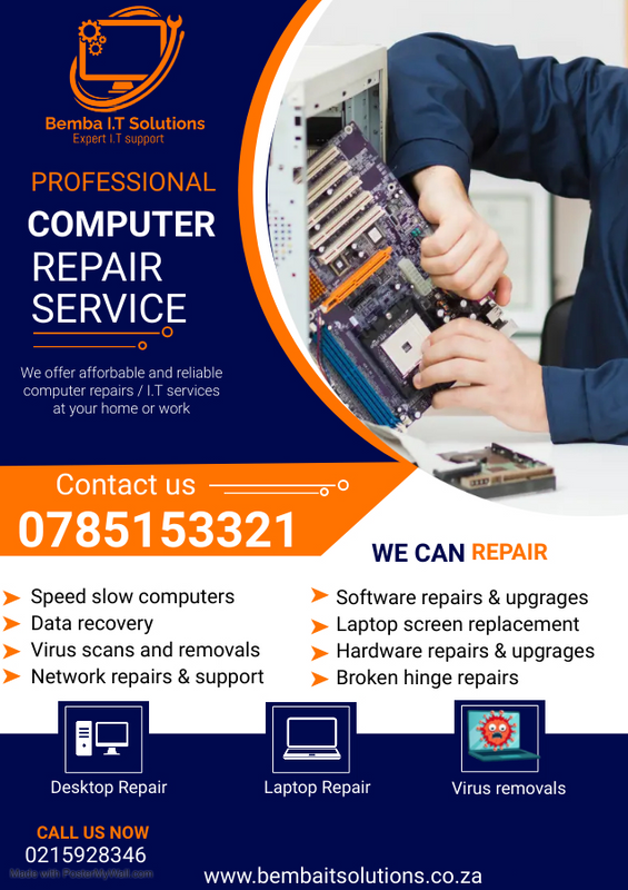 Do you need computer repairs service?.... let us know and we help you now